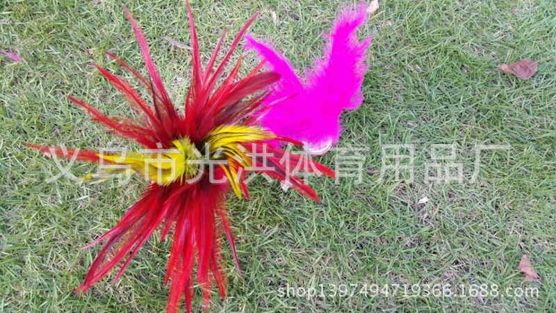 Factory Direct Sales Handmade Kick Shuttlecock Adult Competition Exercise Dedicated Kick Shuttlecock