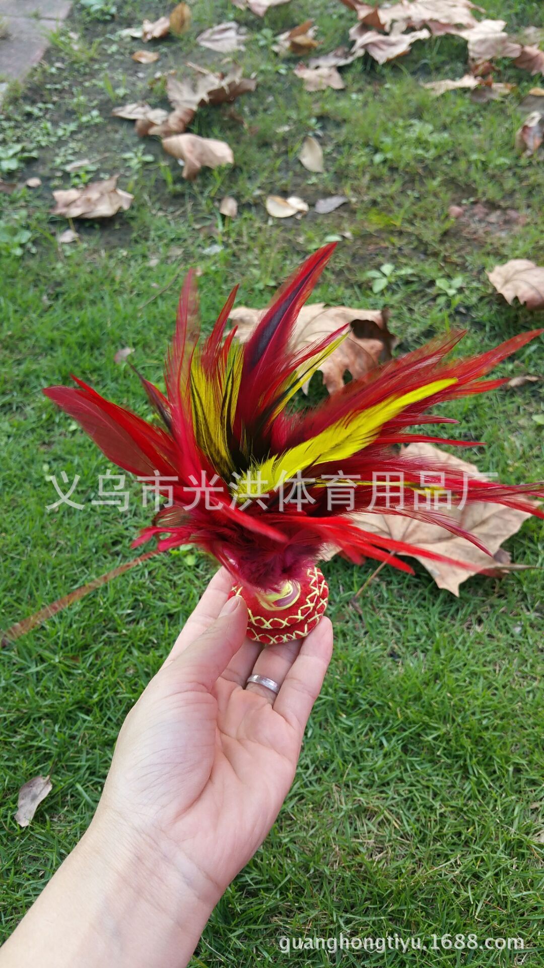 Supply Handmade All Kinds of Models Kick Shuttlecock Bottom Rooster Feather Handmade Shuttlecock Two Congyou