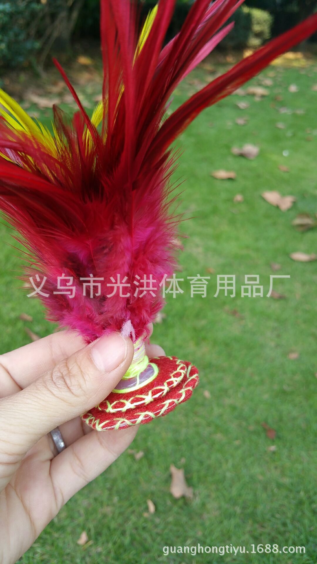 Supply Handmade All Kinds of Models Kick Shuttlecock Bottom Rooster Feather Handmade Shuttlecock Two Congyou