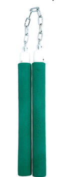 Foam nunchaku nunchakus sponge practice stick performance stick novice beginner training thicker bearing plate