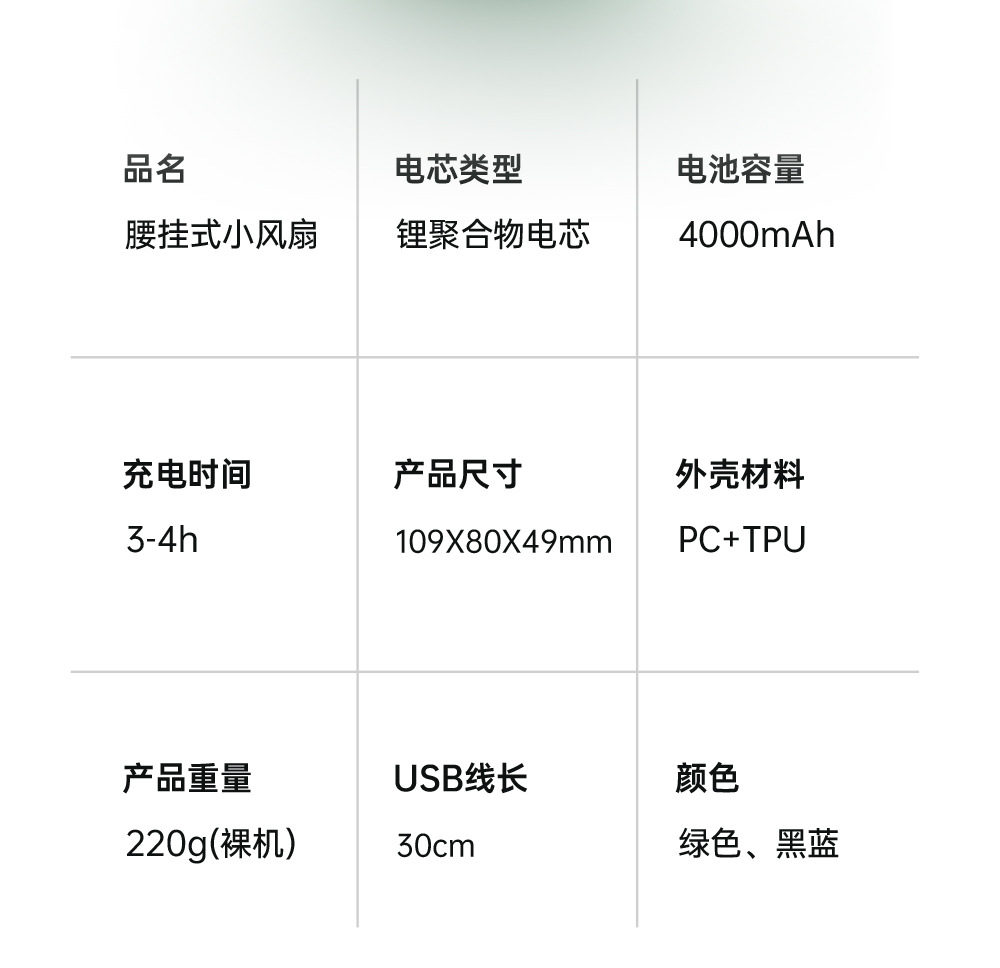 Cross-Border Hot Wrist Hanging Fan USB Charging Waist Waist Hanging Portable Fan Hanging Neck Lazy Outdoor Fan Cross-Border Hot Wrist Hanging Fan USB Charging Waist Waist Hanging Portable Fan Hanging Neck Lazy Outdoor Fan