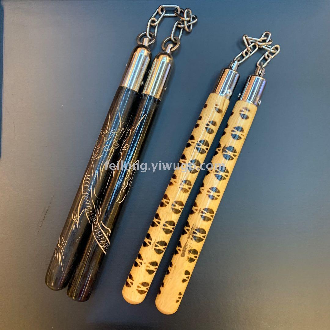 Nunchakus carved dragon nunchakus hot stamping nunchakus two section martial arts supplies martial arts equipment
