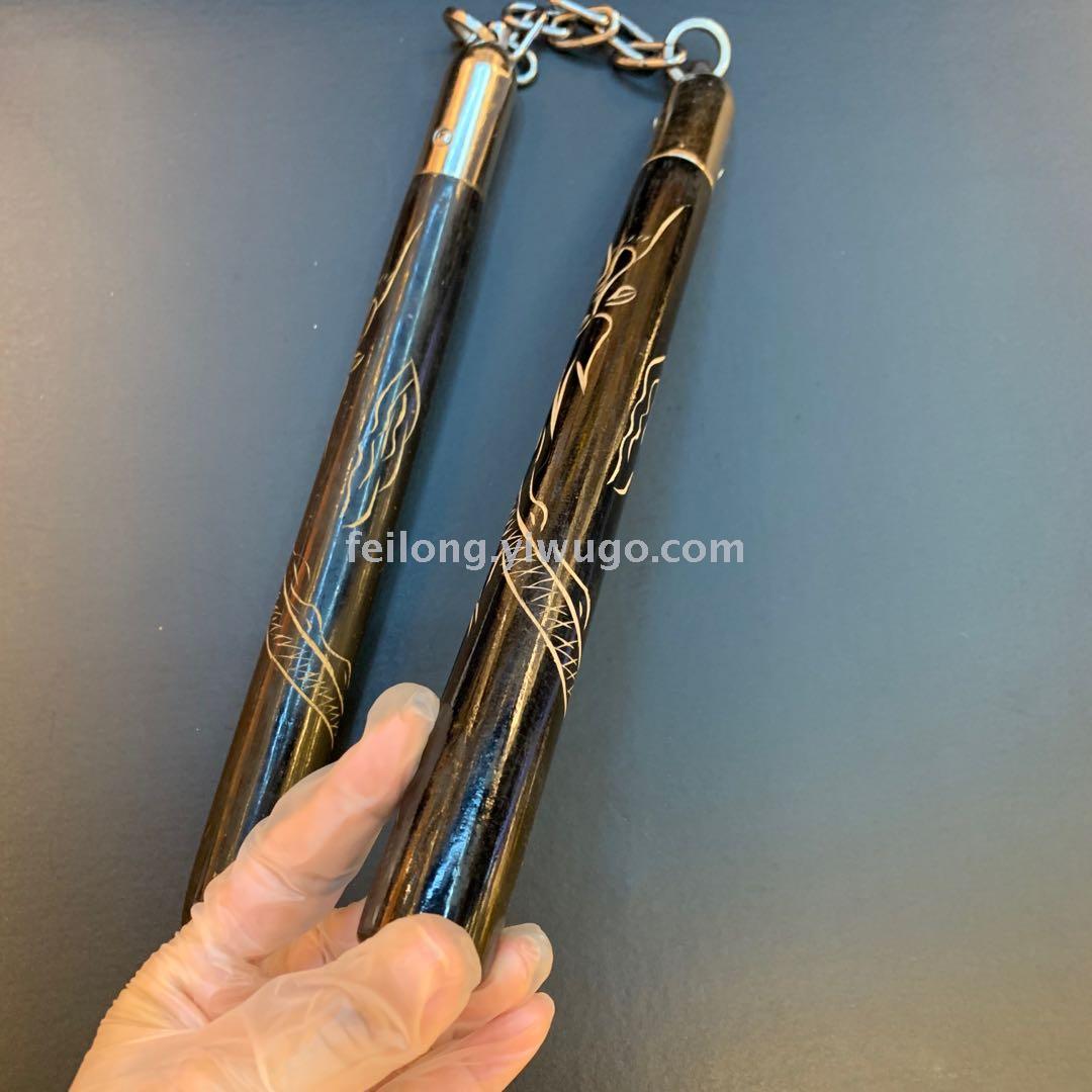 Nunchakus carved dragon nunchakus hot stamping nunchakus two section martial arts supplies martial arts equipment