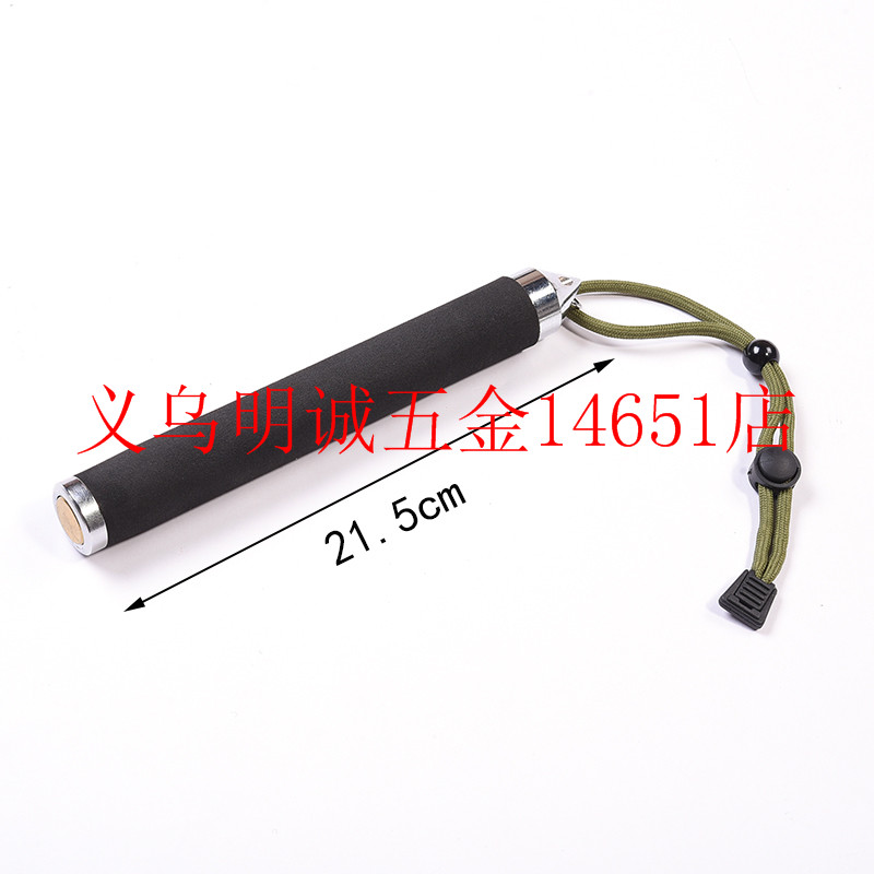 Sponge black three sections, swing rod, broken window implement, telescopic rod, nunchakus, sponge four section rod