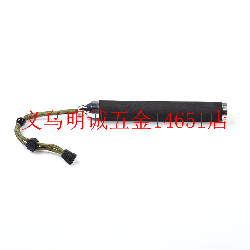 Sponge black three sections, swing rod, broken window implement, telescopic rod, nunchakus, sponge four section rod