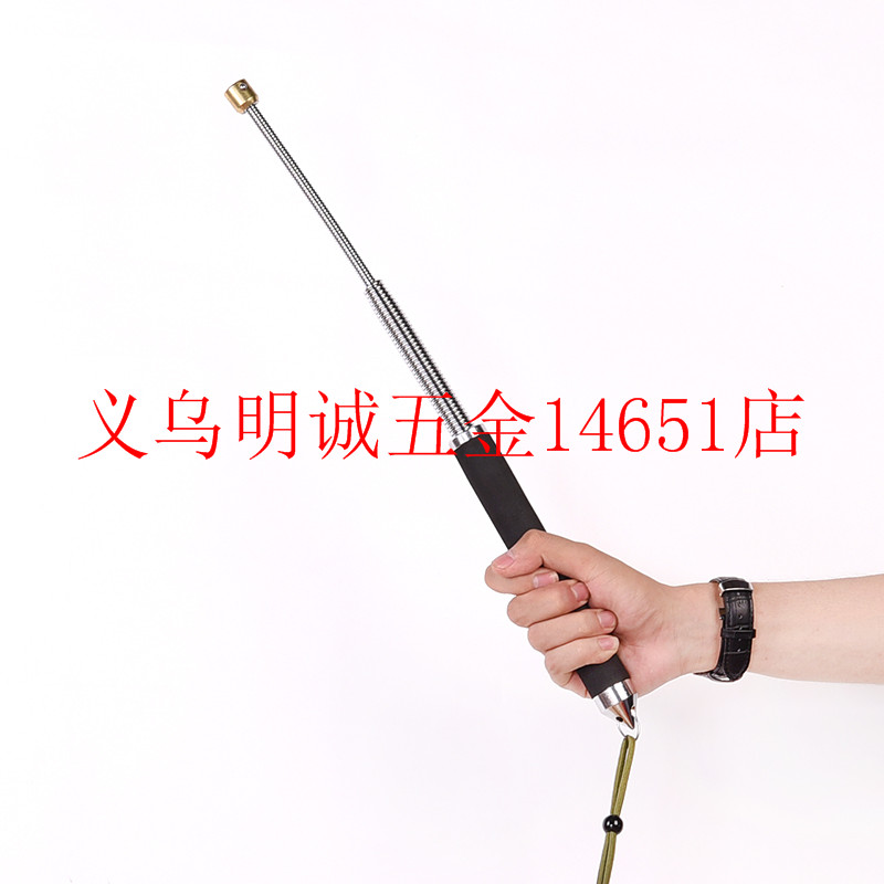 Sponge black three sections, swing rod, broken window implement, telescopic rod, nunchakus, sponge four section rod