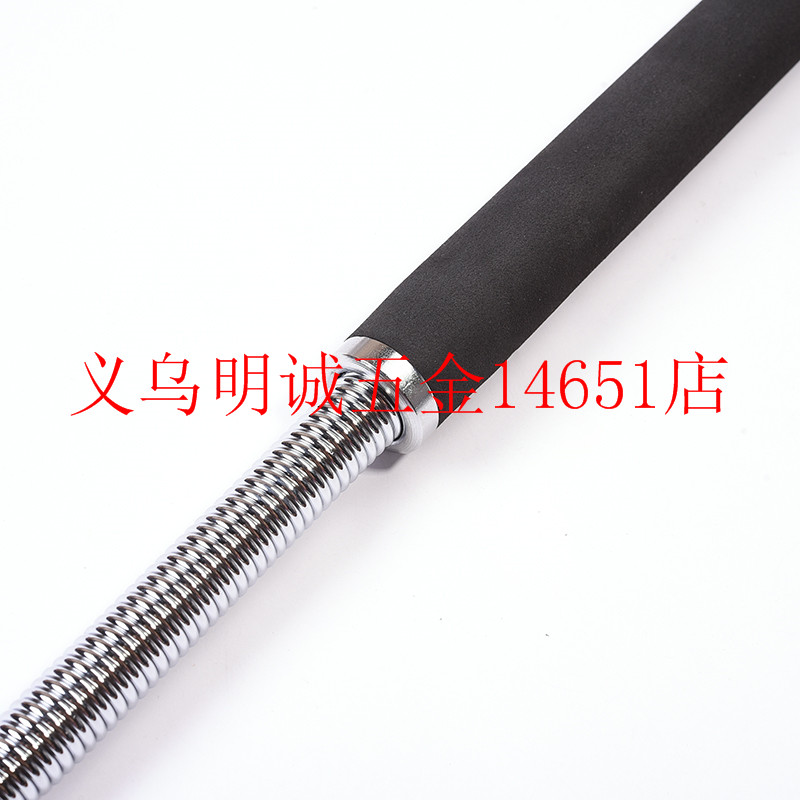 Sponge black three sections, swing rod, broken window implement, telescopic rod, nunchakus, sponge four section rod