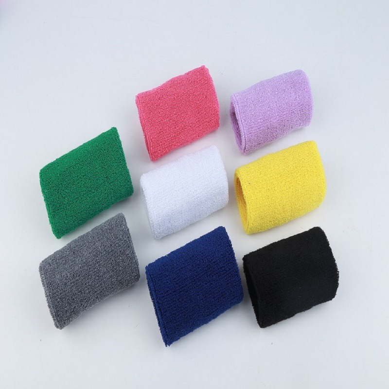 Wholesale Athletic Wristguards Basketball Badminton Fitness Cycling Knitted Wrist Protector Cotton Wristband Custom Logo Wholesale Athletic Wristguards Basketball Badminton Fitness Cycling Knitted Wrist Protector Cotton Wristband Custom Logo