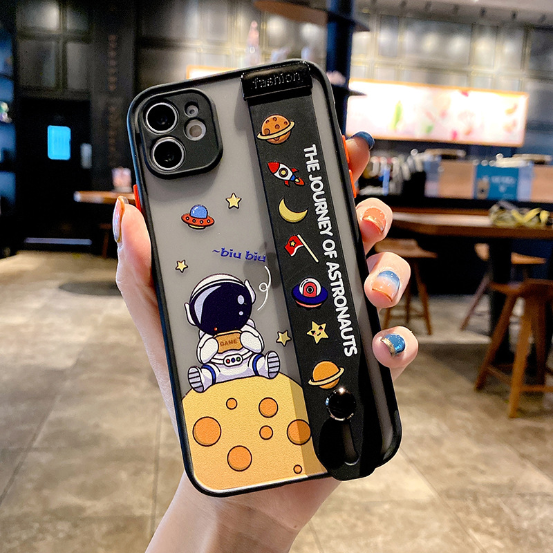 Creative Apple 12Promax Phone Case 7plus Wrist Strap Skin Feeling Iphone11 TikTok Generation X Foreign Trade Application Creative Apple 12Promax Phone Case 7plus Wrist Strap Skin Feeling Iphone11 TikTok Generation X Foreign Trade Application