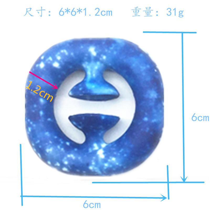 Silicone Spring Grip Press Silicone Finger Sucker Grip Rehabilitation Squeeze Silicone Grip Ring Hand-Muscle Developer