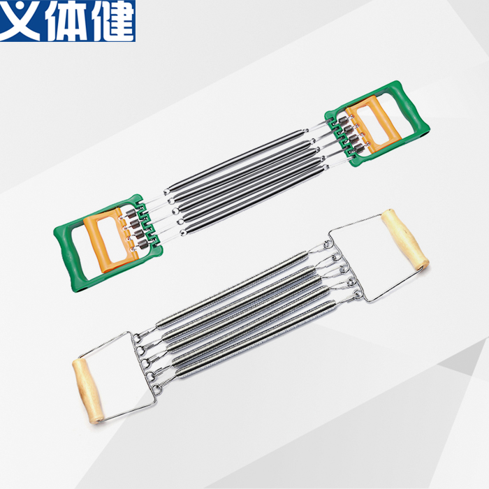 Army Dual-Use Chest Expander/Wooden Handle Chest-Developer Chest Expander/Arm Trainer HJ-B013