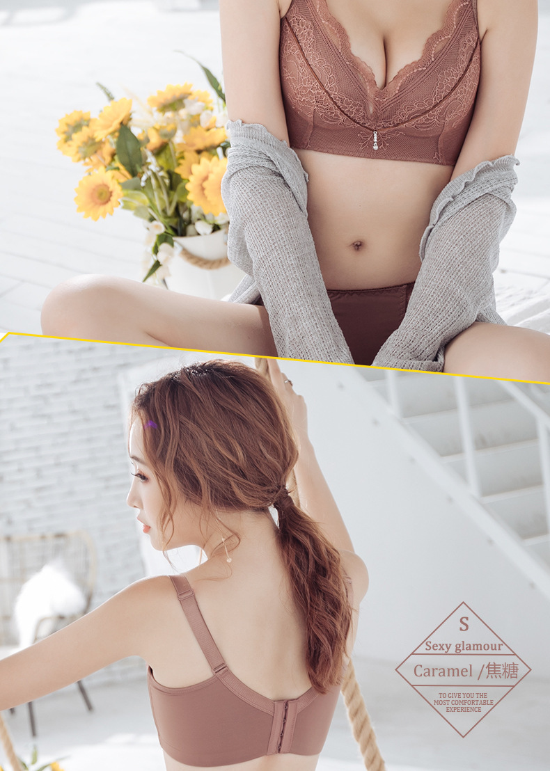 2020 Autumn and Winter New Lace Underwear Women's Wireless Bra Sexy Push up Small Size Thick Thin Large Size Bra 2020 Autumn and Winter New Lace Underwear Women's Wireless Bra Sexy Push up Small Size Thick Thin Large Size Bra