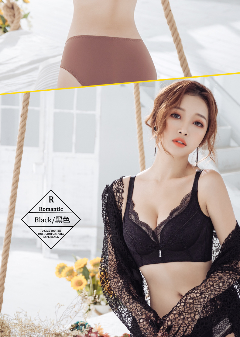 2020 Autumn and Winter New Lace Underwear Women's Wireless Bra Sexy Push up Small Size Thick Thin Large Size Bra 2020 Autumn and Winter New Lace Underwear Women's Wireless Bra Sexy Push up Small Size Thick Thin Large Size Bra