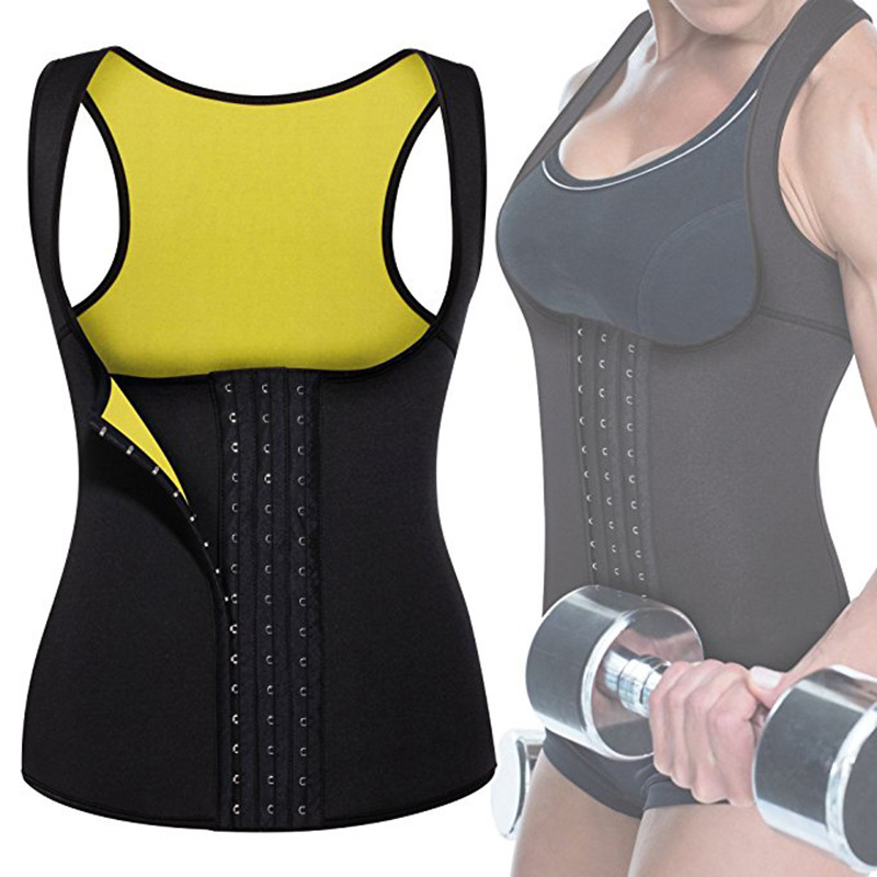 European and American Hot Selling Women&#039;s Body Shaping Push-up Vest Cross-Border Court Corset Neoprene Belly Coat