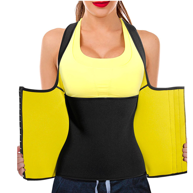 European and American Hot Selling Women&#039;s Body Shaping Push-up Vest Cross-Border Court Corset Neoprene Belly Coat