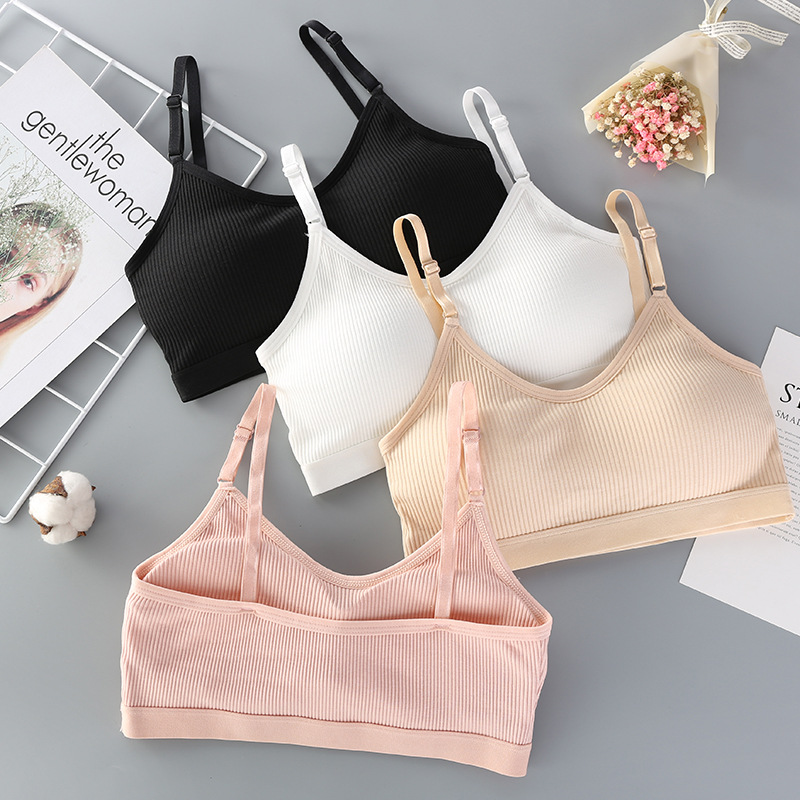 Stall Tube Top Underwear Anti-Exposure Push up Wrapped Chest Student Girl Small Breast Underwired Thin Bra Sports Vest Stall Tube Top Underwear Anti-Exposure Push up Wrapped Chest Student Girl Small Breast Underwired Thin Bra Sports Vest