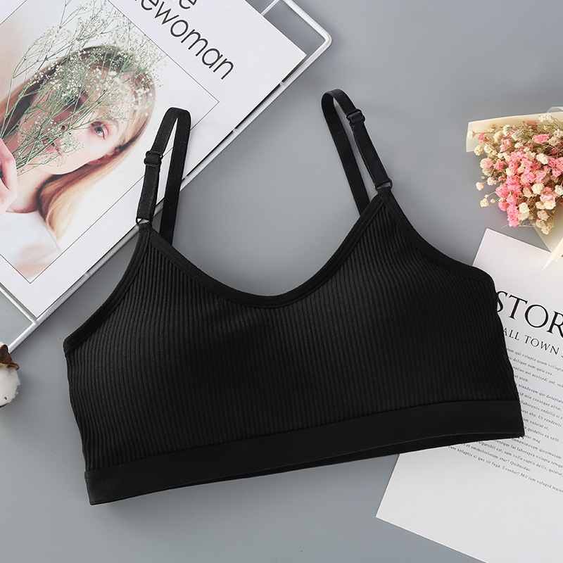 Stall Tube Top Underwear Anti-Exposure Push up Wrapped Chest Student Girl Small Breast Underwired Thin Bra Sports Vest Stall Tube Top Underwear Anti-Exposure Push up Wrapped Chest Student Girl Small Breast Underwired Thin Bra Sports Vest