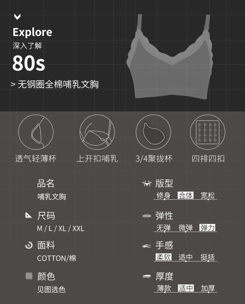 Nursing Bra Nursing No Steel Ring Push up All Cotton Maternity Underwear Pregnancy Pure Cotton Comfortable Bra Thin Nursing Bra Nursing No Steel Ring Push up All Cotton Maternity Underwear Pregnancy Pure Cotton Comfortable Bra Thin