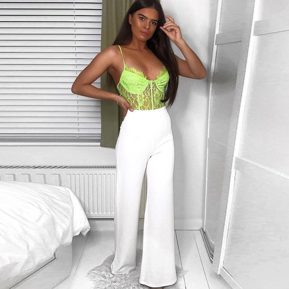 AliExpress 2019 Summer New Women's Sexy Lace Eyelashes Taste Push-up Underwear Bottoming One-Piece Suit 4048 AliExpress 2019 Summer New Women's Sexy Lace Eyelashes Taste Push-up Underwear Bottoming One-Piece Suit 4048