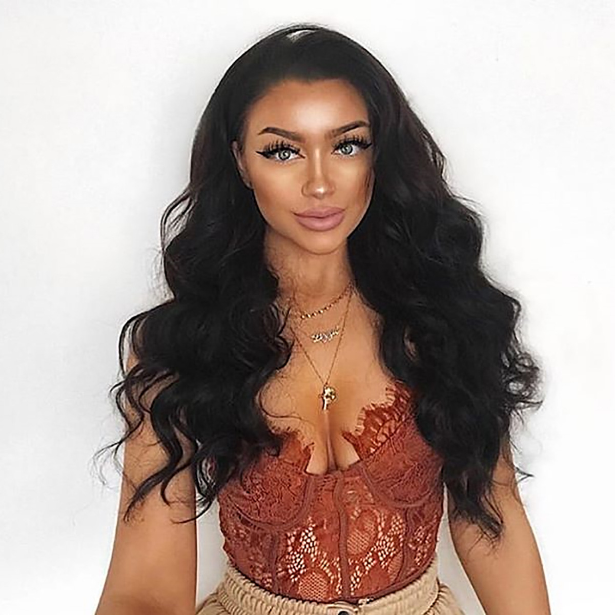 AliExpress 2019 Summer New Women's Sexy Lace Eyelashes Taste Push-up Underwear Bottoming One-Piece Suit 4048 AliExpress 2019 Summer New Women's Sexy Lace Eyelashes Taste Push-up Underwear Bottoming One-Piece Suit 4048