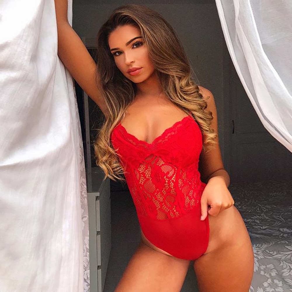 AliExpress 2019 Summer New Women's Sexy Lace Eyelashes Taste Push-up Underwear Bottoming One-Piece Suit 4048 AliExpress 2019 Summer New Women's Sexy Lace Eyelashes Taste Push-up Underwear Bottoming One-Piece Suit 4048