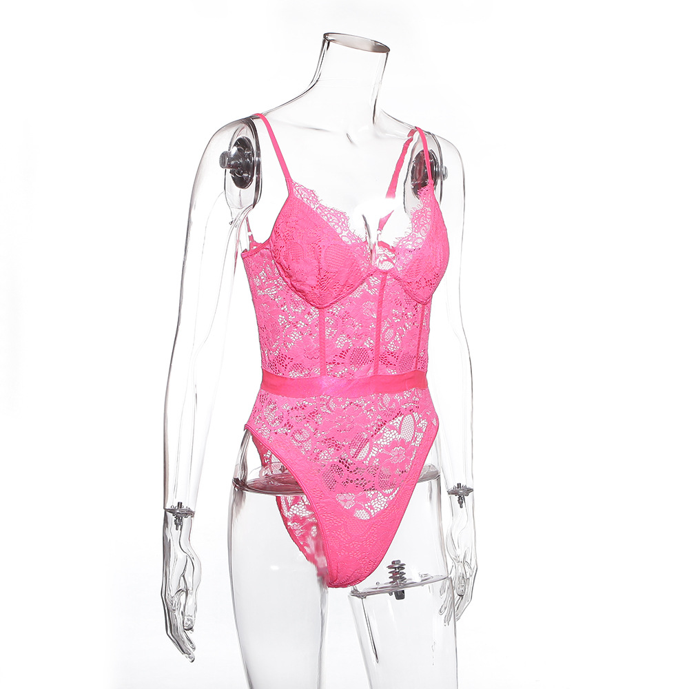 AliExpress 2019 Summer New Women's Sexy Lace Eyelashes Taste Push-up Underwear Bottoming One-Piece Suit 4048 AliExpress 2019 Summer New Women's Sexy Lace Eyelashes Taste Push-up Underwear Bottoming One-Piece Suit 4048