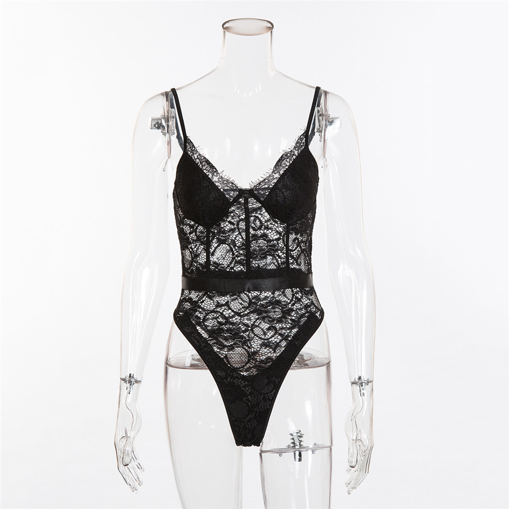 AliExpress 2019 Summer New Women's Sexy Lace Eyelashes Taste Push-up Underwear Bottoming One-Piece Suit 4048 AliExpress 2019 Summer New Women's Sexy Lace Eyelashes Taste Push-up Underwear Bottoming One-Piece Suit 4048
