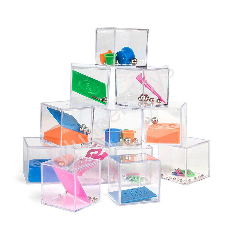 Educational DIY Toys Lavagame Gravity Balance Beads 24-Piece Set Fixed Force Mini Ball Labyrinth Cube Game