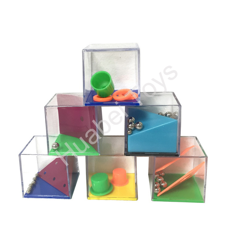 Educational DIY Toys Lavagame Gravity Balance Beads 24-Piece Set Fixed Force Mini Ball Labyrinth Cube Game