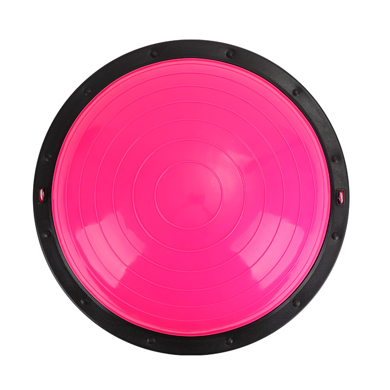 Yoga Ball 58cm Wave Velocity Ball Fitness Training Balance Ball Home Weight Loss Hemisphere with Inflator Drawstring