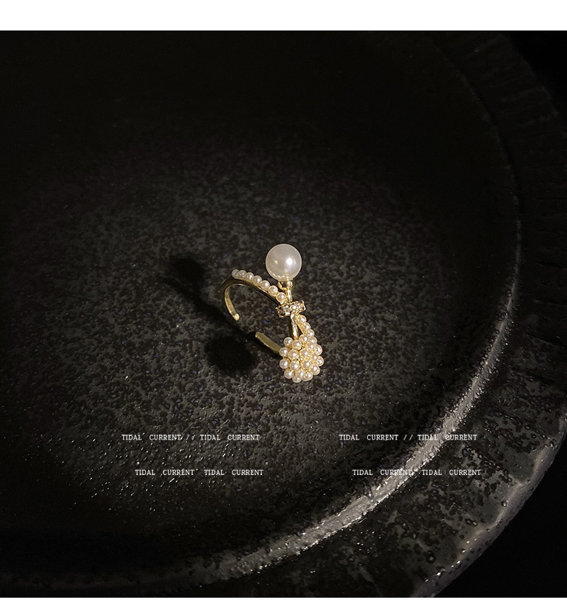 Korean Dongdaemun Open Ring Female Ins Niche High Sense Index Finger Ring Retro Balance Ball Hand Jewelry Korean Dongdaemun Open Ring Female Ins Niche High Sense Index Finger Ring Retro Balance Ball Hand Jewelry
