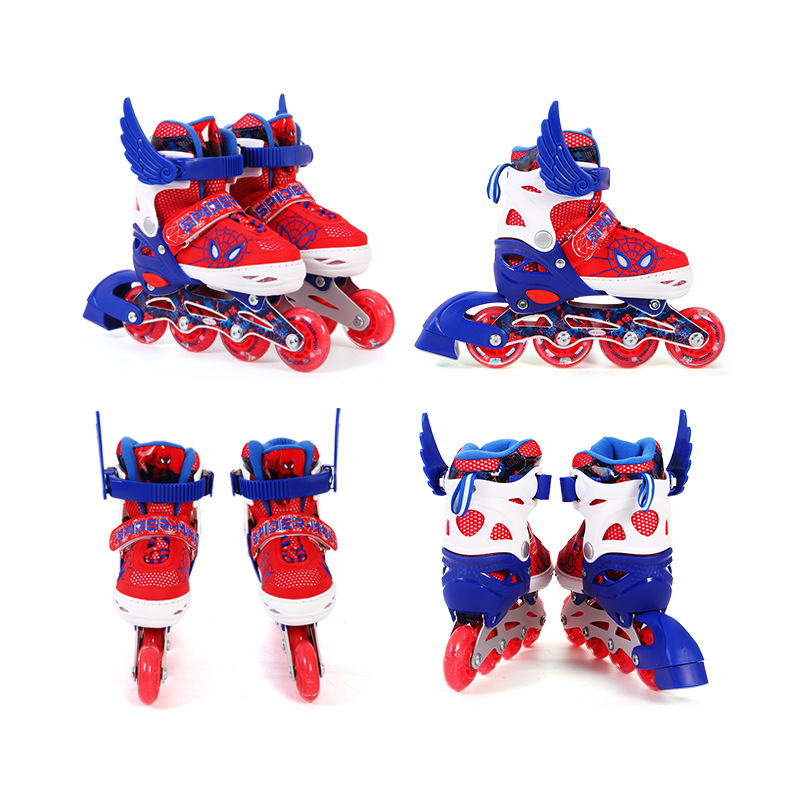 Disney cartoon children skates complete flash set beginner roller skates children roller skates manufacturers wholesale