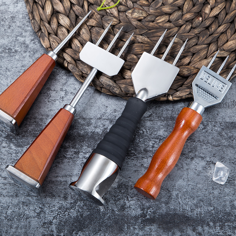 Japanese-Style Three-Fork Ice Cone Three-Head Ice Cone Single-Fork Ice Cone Cutting Skates Cut Skates Bar