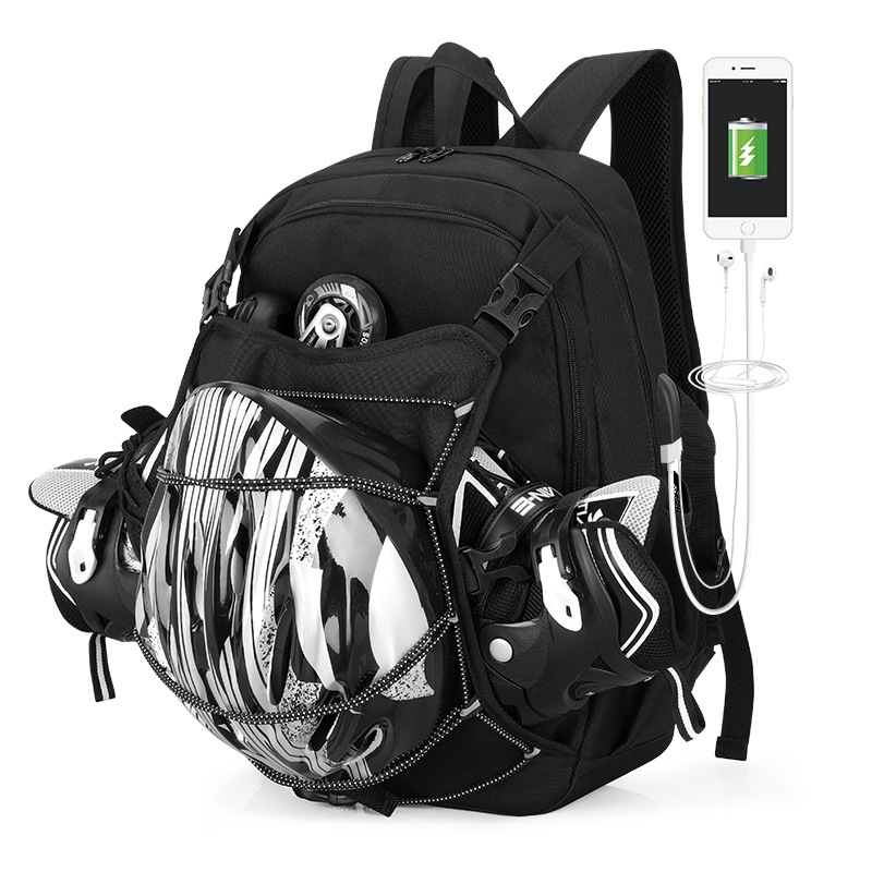 Amazon Hot Sale Roller Skating Bag Roller Skating Ice Skates Bag Skating Protective Gear Equipment Storage Bag Backpack