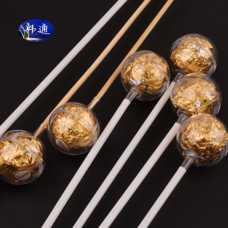 100 Ferrero Chocolate Cup Bouquet DIY Packaging Materials Plastic Bowl Shell Candy Fresh Floral Materials Wholesale