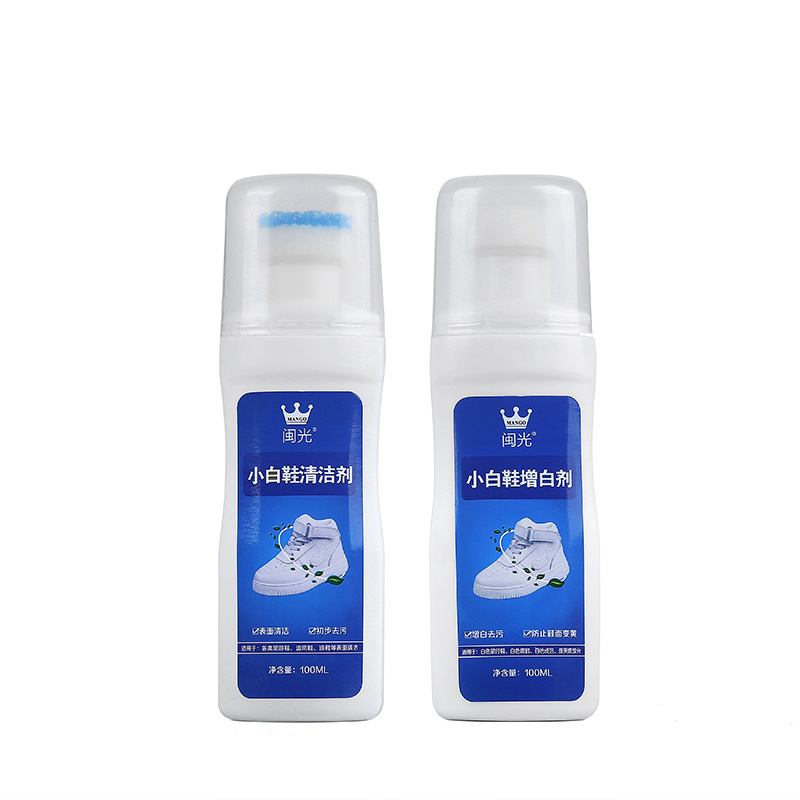 Manufacturer&#039;s White Gadgets White Shoes Cleaner Detergent Brightener Stall Gadgets Yellow and White