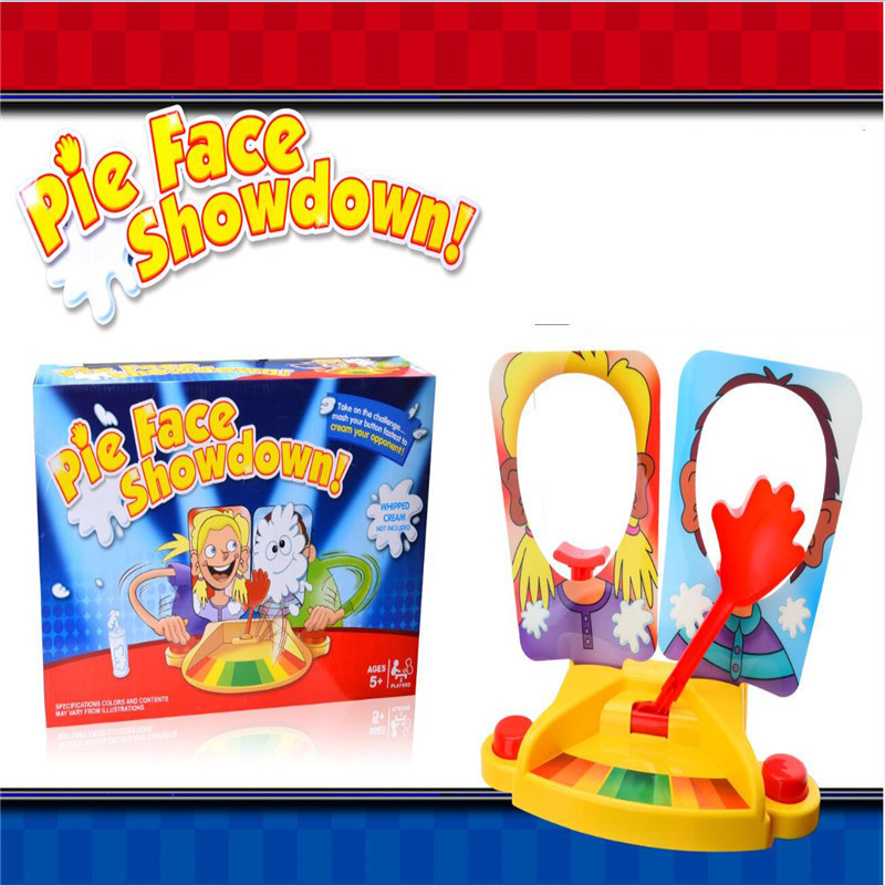 Douyin Game Cream Slap Face Smacking Gadget for Party Trick Toy Face-Pat Toy Racket Machine Double Face Interactive Game