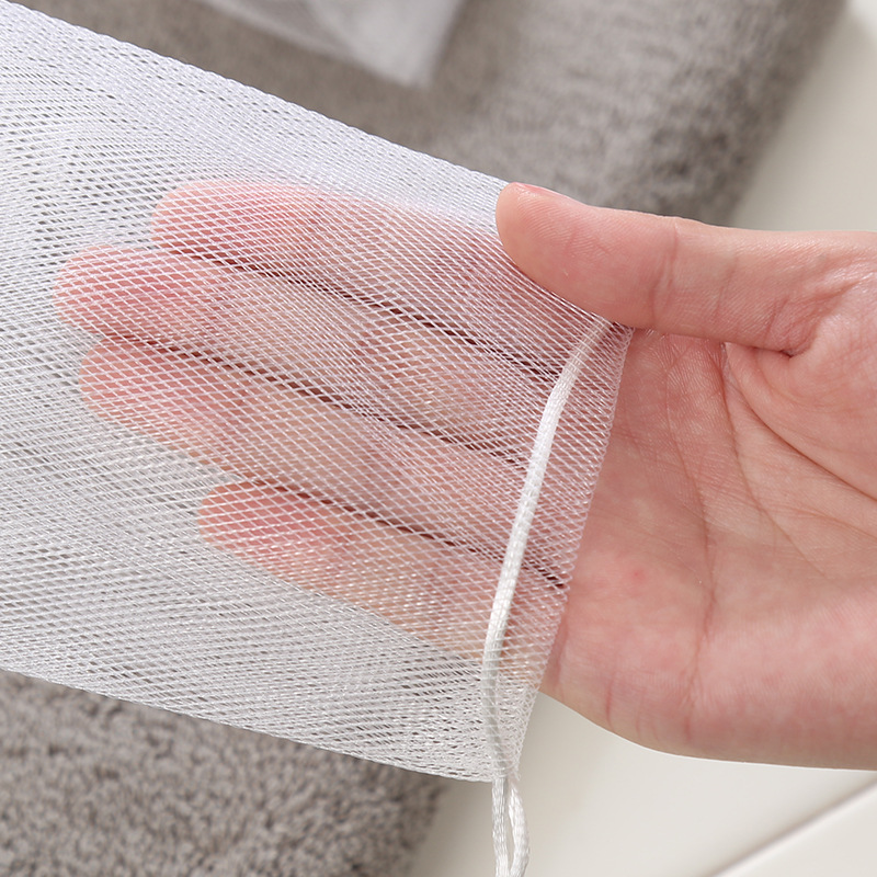 Multi-purpose double layer foaming net washing face cream foaming net soap bag hand soap foaming net bubble net