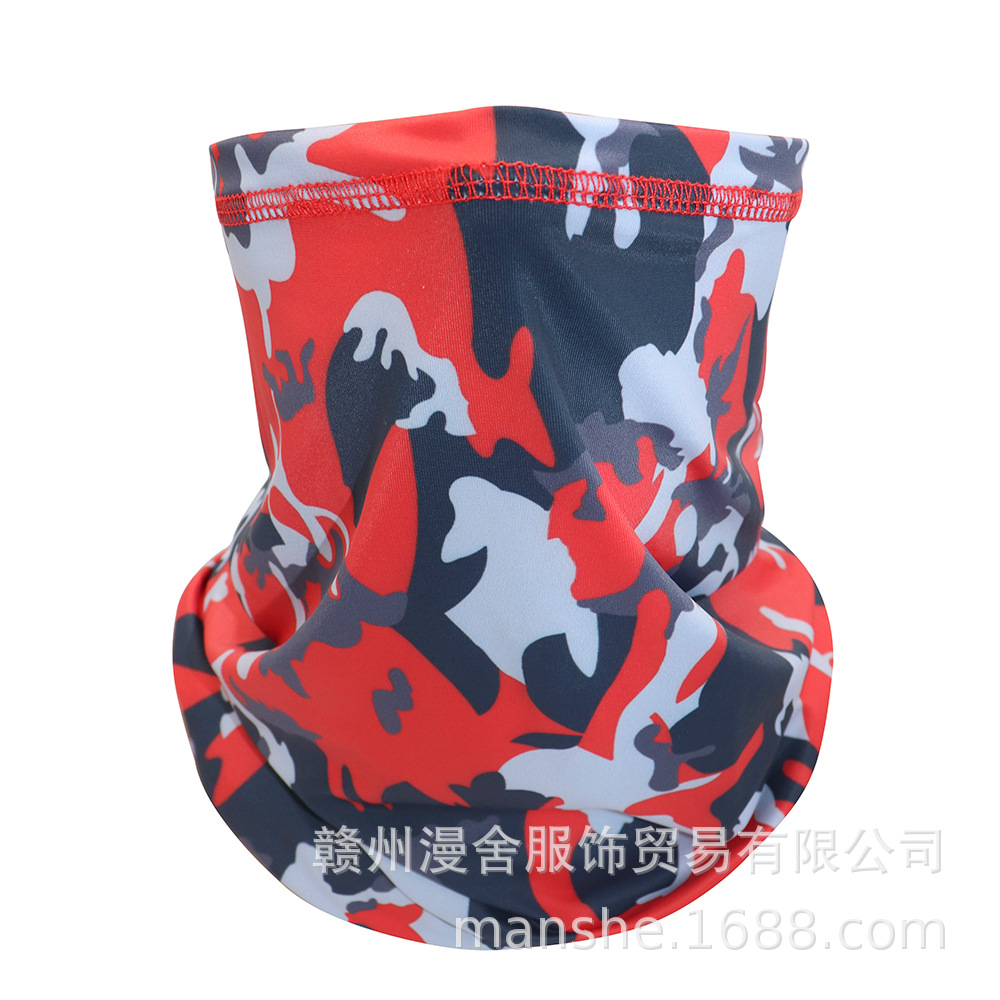 cream quickdrying hood face mask Irregular face towel riders can summer face hood hat multifunctional outdoor exercise