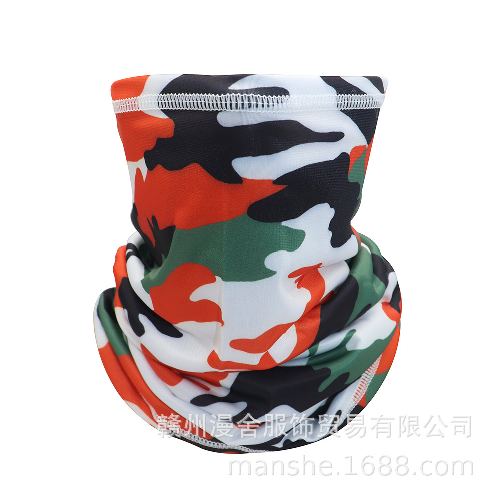 cream quickdrying hood face mask Irregular face towel riders can summer face hood hat multifunctional outdoor exercise