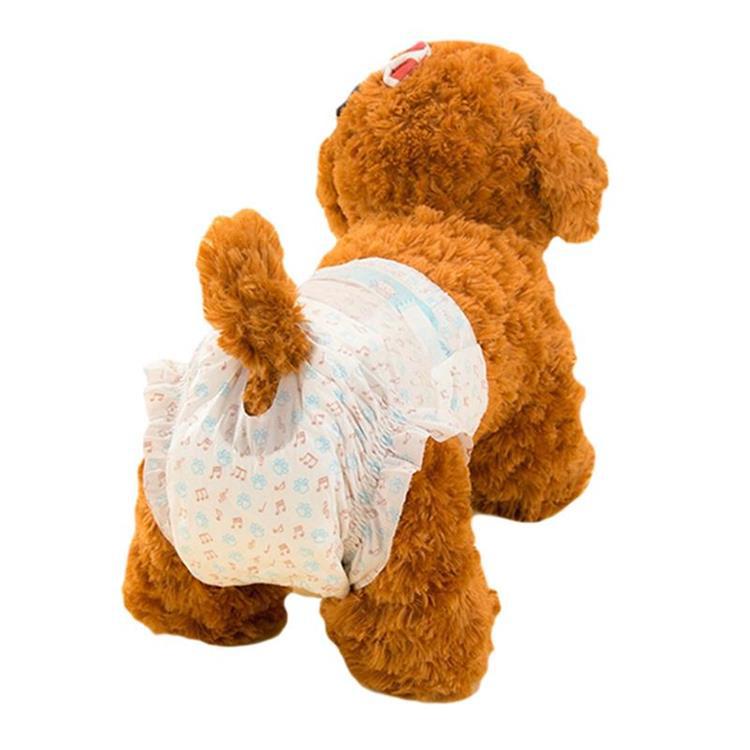 OEM Soft Non-Woven Fabric Pet Physiological Pants Dog Sanitary Napkins Pet Dog Diapers Security Underwear