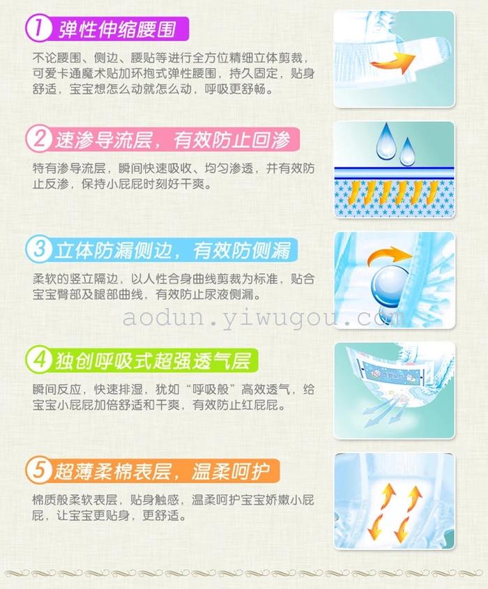Factory direct Lite unisex baby diaper export customized OEM wholesale diapers