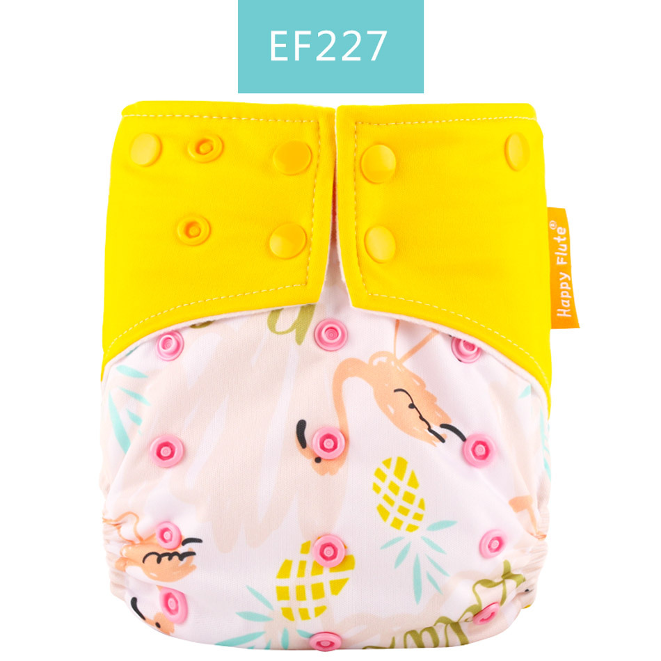 Happyflute baby cloth diapers waterproof and sliding sideways can wash diapers pants baby cloth urine bag