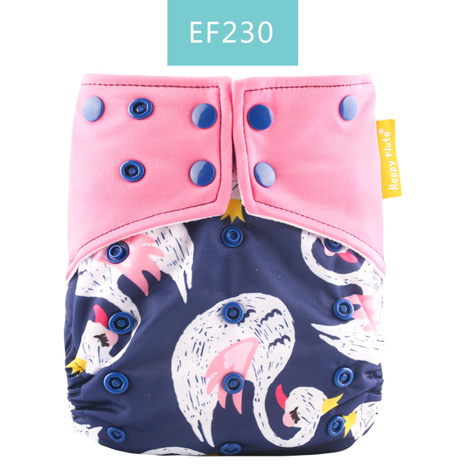 Happyflute baby cloth diapers waterproof and sliding sideways can wash diapers pants baby cloth urine bag