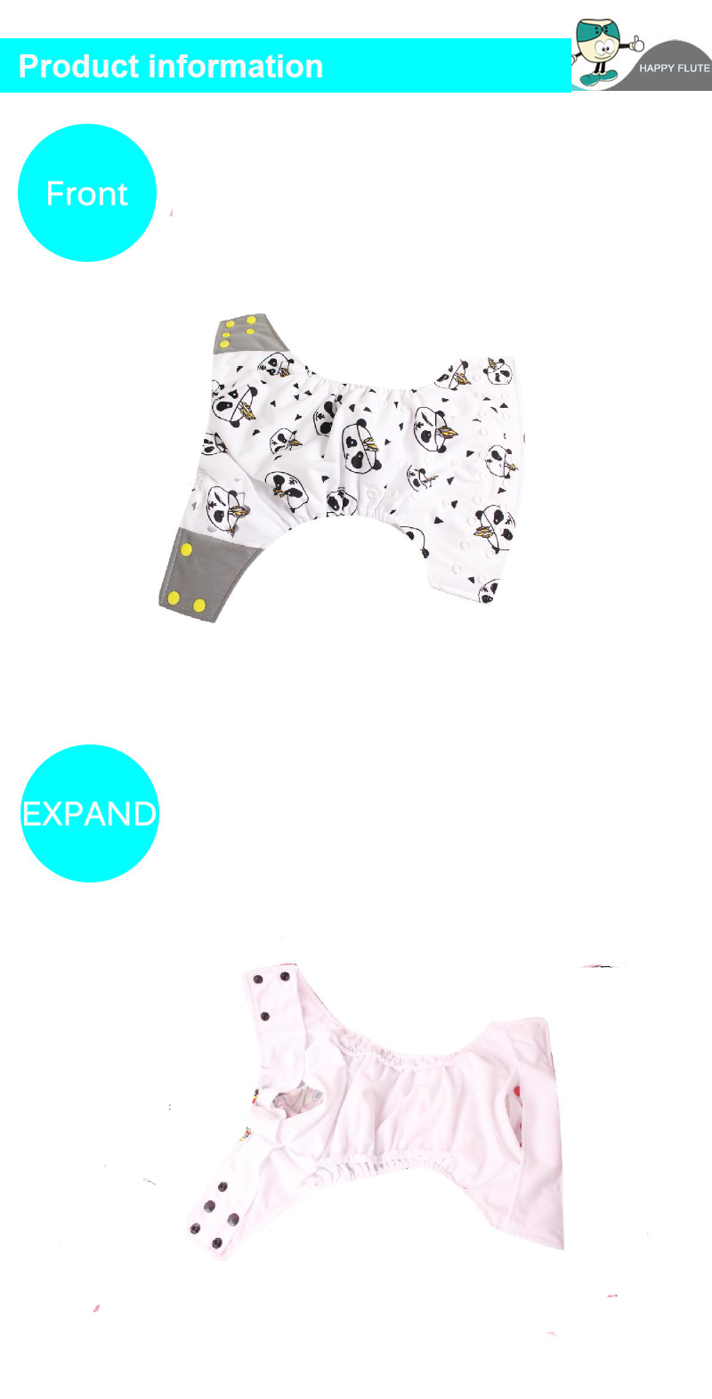 Digital positioning diapers can be used to adjust the size of baby diapers.