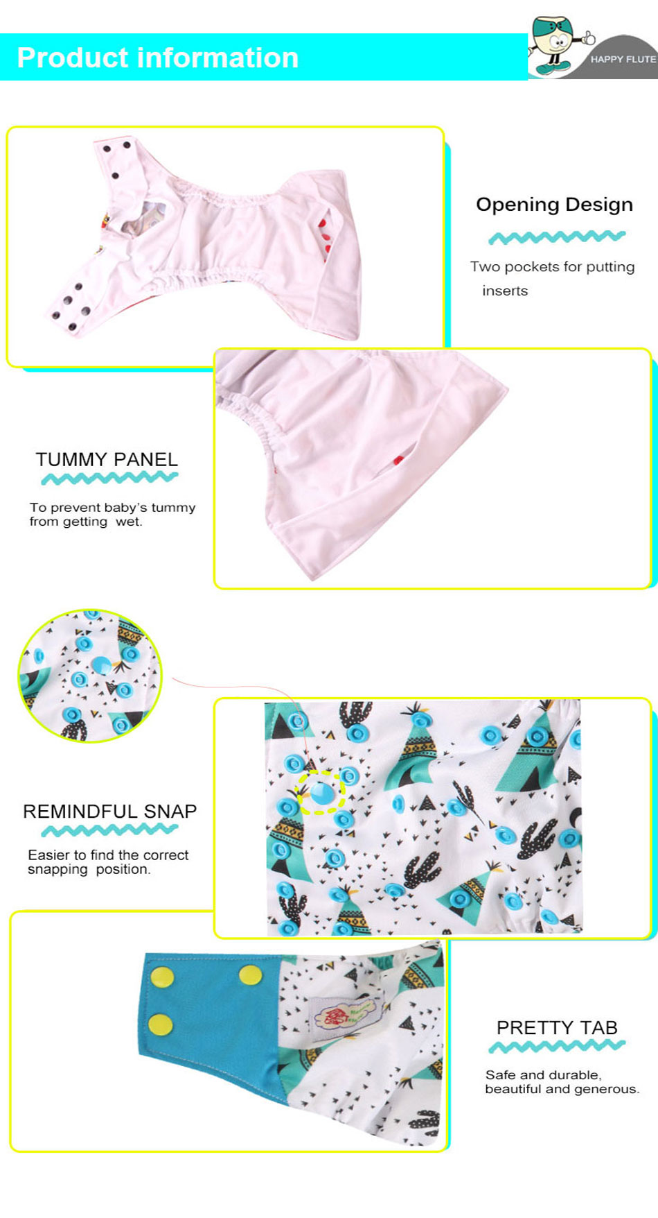 Digital positioning diapers can be used to adjust the size of baby diapers.