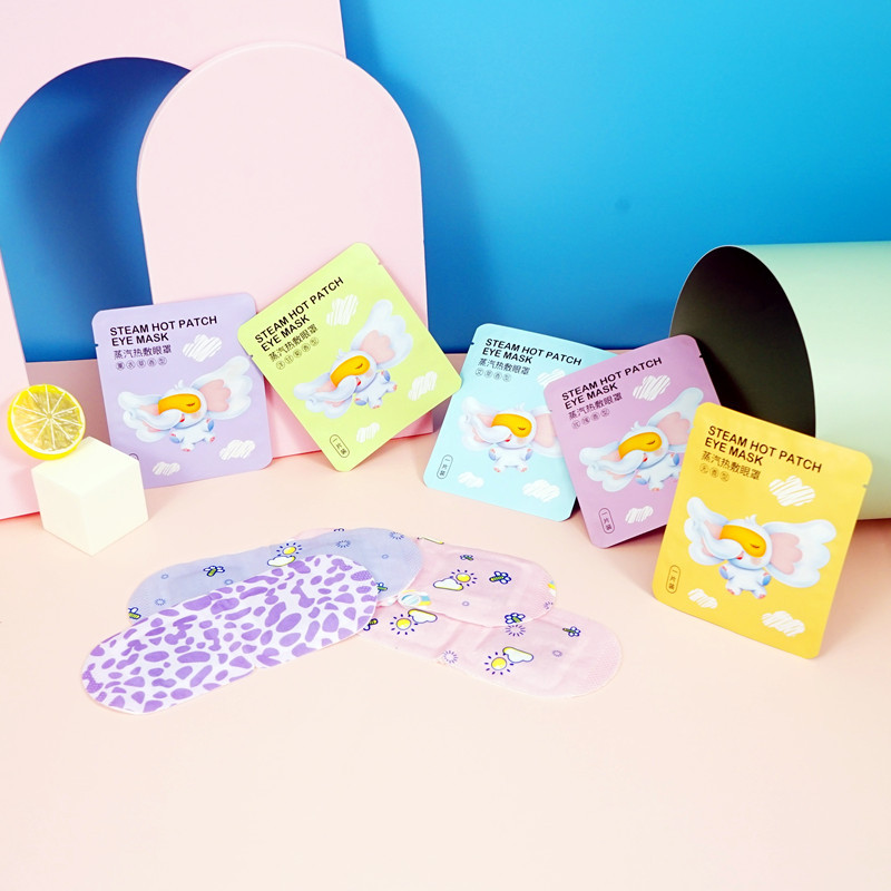 SOURCE Manufacturers Spontaneously Hot Eye Patch Steam Lavender Sleep Eye Mask Shading Cartoon Steam Eyeshade