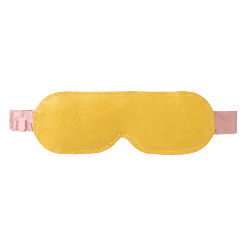 Heating Leather Eye Mask USB Steam Nap Sleep Relieve Eye Fatigue Shading Eye Shield Factory Wholesale