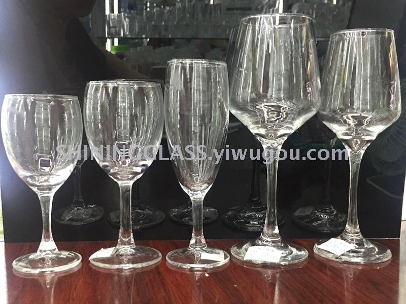 Transparent Red Wine Cup Crystal Glass Wine Cup Champagne Cup Goblet Wine Cup Juice Drink Cup