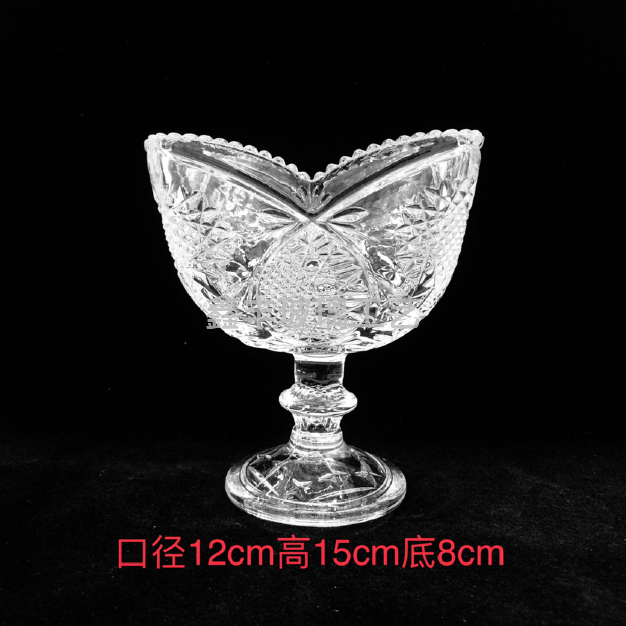 Spot Supply Crystal Glass Goblet Juice Cup Ice Cream Cup Home Storage Collection Furnishings Ornaments
